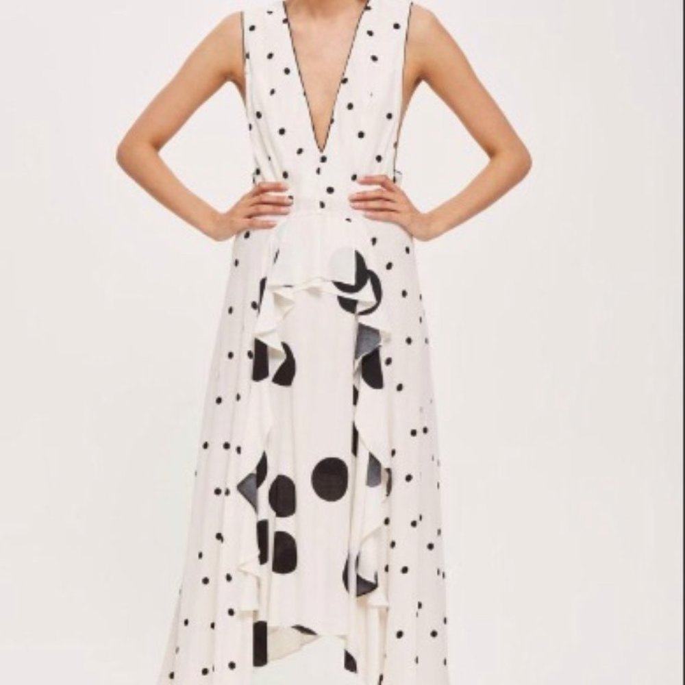 THE absolutely stunning Topshop Pinafore Midi Dress